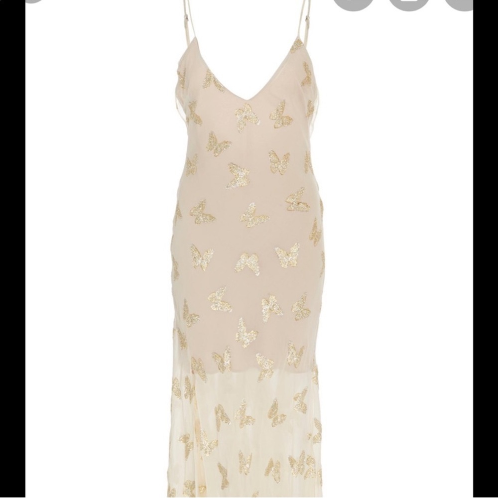 Loveshackfancy Kate ruffle silk butterfly dress